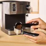 SOLAC Máquina espresso - SOLAC M80 Inox, 20 bar, 850 W, Acero inoxidable - Imagen 4