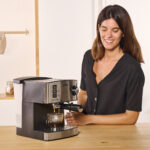 SOLAC Máquina espresso - SOLAC M80 Inox, 20 bar, 850 W, Acero inoxidable - Imagen 6