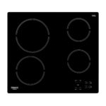 HOTPOINT Placa de vitrocerámica - HOTPOINT HR 631 C, 4 zone(s) zonas, 580 mm, Negro
