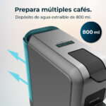 CECOTEC Cafetera de cápsulas - CECOTEC FreeStyle Compact Black, 20 bar, 1350 W, 300 - Imagen 3