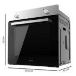 CECOTEC Horno multifunción - CECOTEC Bolero Hexa C126000 Inox A, Integrable, 77 l, 58 cm, 300 - Imagen 2