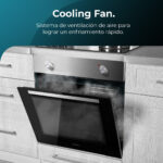 CECOTEC Horno multifunción - CECOTEC Bolero Hexa C126000 Inox A, Integrable, 77 l, 58 cm, 300 - Imagen 8