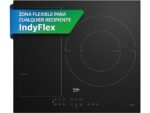 BEKO Placa inducción - Beko HII63201FMT, 3 zonas, Zona grande 32 cm, Flexizone, 60 cm, Negro - Imagen 5