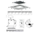 INFINITON Placa vitrocerámica - Infiniton VIT4T23, 4 zonas, Zona grande 22 cm, Touch Control, 60 cm, Negro - Imagen 2