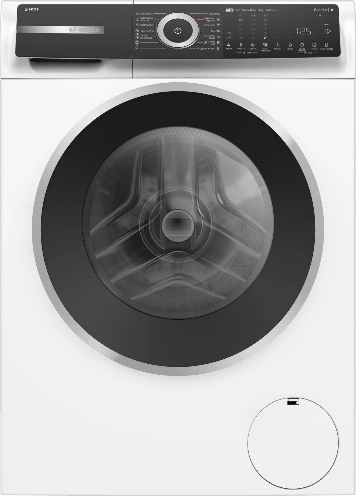 149622254_1 BOSCH Lavadora carga frontal - BOSCH Serie 6 WGH244A0ES, 9 kg, 1400 rpm, 14 programas, Blanco - Imagen 1