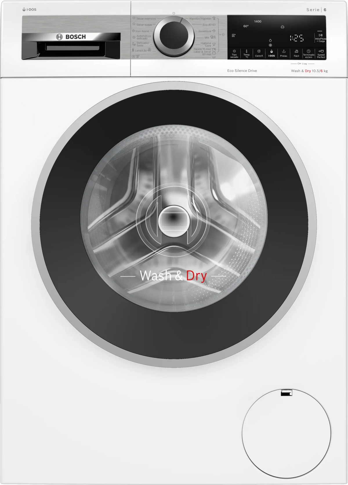 149712030_1 BOSCH Lavadora secadora - BOSCH Serie 6 WNG244A0ES, 10,5 kg + 6 kg, Blanco - Imagen 1
