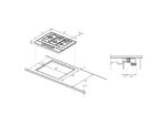 HAIER Placa gas - Haier Series 4 HAVG7WL4HB, 5 quemadores, Zona grande 13.8 cm, Rejillas hierro fundido, Bisel, 75 cm, Negro - Imagen 2