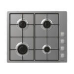 CANDY Placa de gas - CANDY 33802049, 4.0000 zonas, 59,5 cm, Acero