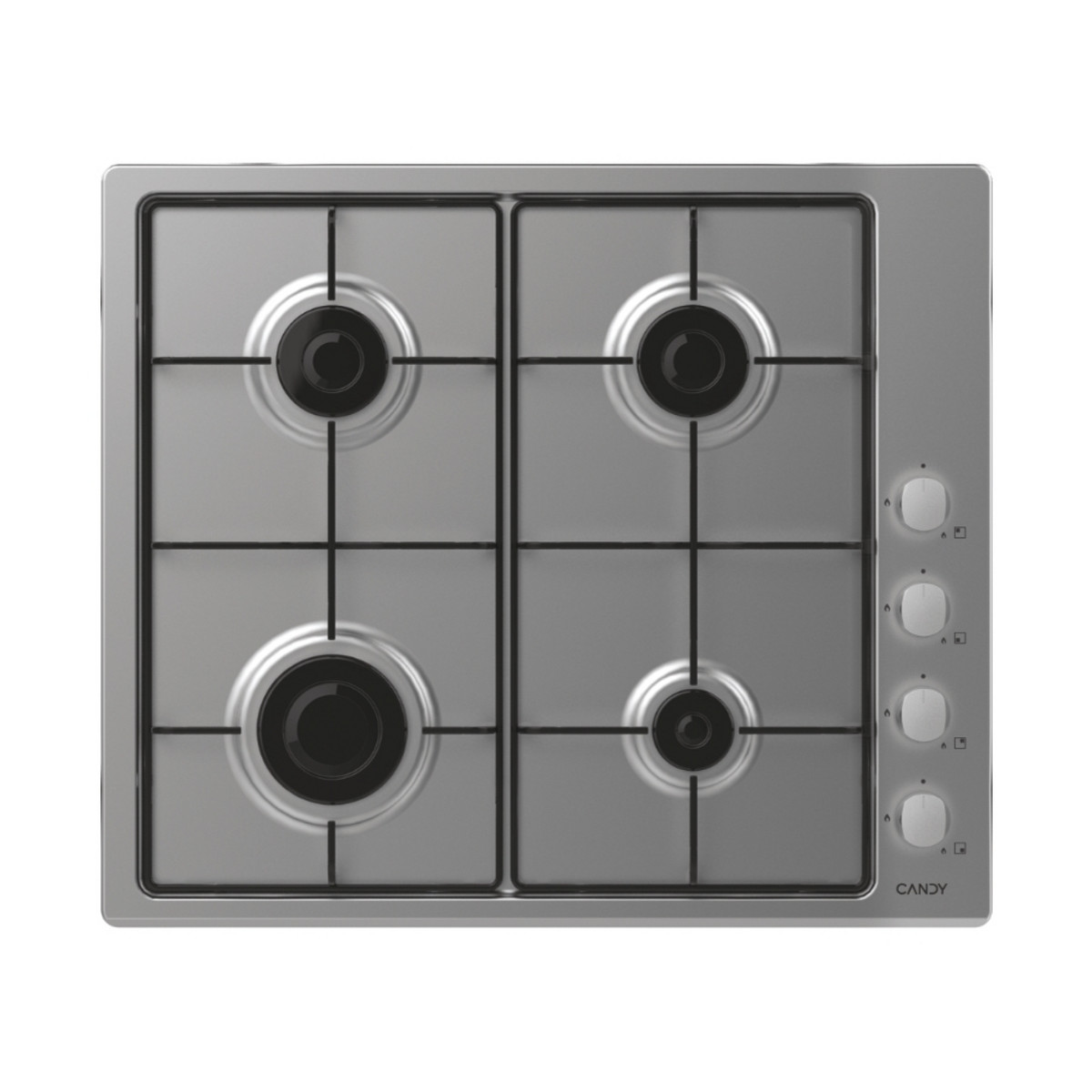 150045605_1 CANDY Placa de gas - CANDY 33802049, 4.0000 zonas, 59,5 cm, Acero - Imagen 1