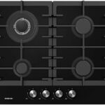 INFINITON Placa de gas - Infiniton GG-429, 4 zonas, Gas Butano, 60 cm, Negro