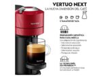 KRUPS Cafetera de cápsulas - Nespresso® Krups Vertuo Next XN9105, 1500 W, 1.1 L, Calentamiento en 30 s, Tecnología Centrifusión, Wi-Fi, Bluetooth, Roj - Imagen 2