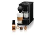 DE LONGHI Cafetera de cápsulas - De'Longhi Nespresso® Lattissima One EN510.B, 1450W, 19 bar, 1 l, Sistema Thermoblock, depósito leche, Apagado automát