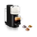 DE LONGHI Cafetera de cápsulas - De'Longhi Nespresso® Vertuo Next ENV120.W, 1500 W, 1.1 l, Calentamiento 30s, Tecnología Centrifusión™, Bluetooth, Apa
