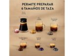 DE LONGHI Cafetera de cápsulas - De'Longhi Nespresso® Vertuo Next ENV120.W, 1500 W, 1.1 l, Calentamiento 30s, Tecnología Centrifusión™, Bluetooth, Apa - Imagen 4
