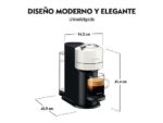 DE LONGHI Cafetera de cápsulas - De'Longhi Nespresso® Vertuo Next ENV120.W, 1500 W, 1.1 l, Calentamiento 30s, Tecnología Centrifusión™, Bluetooth, Apa - Imagen 6