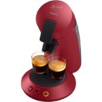 PHILIPS Cafetera de cápsulas - Philips Senseo Original Plus CSA210/91, 220 - 240 V, 0.7 l, Función 2 tazas, Rojo