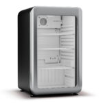 KLARSTEIN Nevera pequeña - KLARSTEIN Audrey Evo Beverage cooler 113, Altura 82,5 cm, Negro