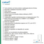 CATA Termo eléctrico - CTRS-100 E-SMART REV SLIM CATA, 93 l, Blanco - Imagen 3