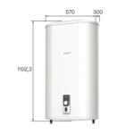 CATA Termo eléctrico - CTRS-100 E-SMART REV SLIM CATA, 93 l, Blanco - Imagen 4