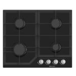 HISENSE Placa de gas - HISENSE 3838782655364, 4.0000 zonas, 60,00 cm, Negro
