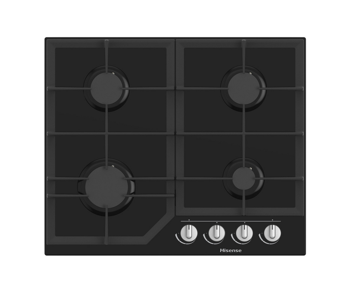 150961434_1 HISENSE Placa de gas - HISENSE 3838782655364, 4.0000 zonas, 60,00 cm, Negro - Imagen 1
