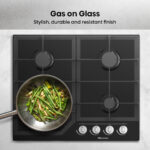 HISENSE Placa de gas - HISENSE 3838782655364, 4.0000 zonas, 60,00 cm, Negro - Imagen 4
