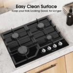 HISENSE Placa de gas - HISENSE 3838782655364, 4.0000 zonas, 60,00 cm, Negro - Imagen 6