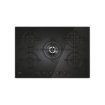 CANDY Placa de gas - CANDY 33803484, 5.0000 zonas, NG + LPG (Butane), 750 mm, Negro