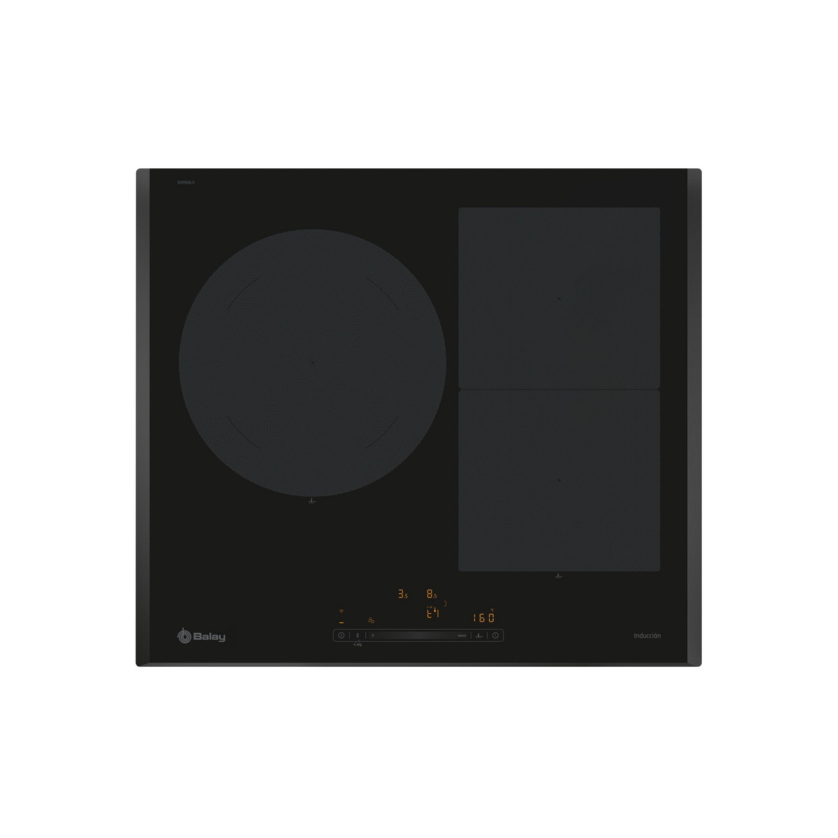 150963438_1 Balay Placa de inducción - Balay 3EB968LH, 3 zone(s) zonas, 592 mm, Negro - Imagen 1