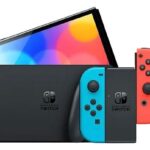 NINTENDO Consola - Nintendo Switch OLED, 7", Joy-Con, 64 GB, Azul y Rojo Neón