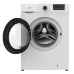VOK Lavadora carga frontal - VOK EVW-8BAWL21, Inicio diferido, Motor Inverter, 8 kg, 1200 rpm, 15 programas, Blanco - Imagen 2