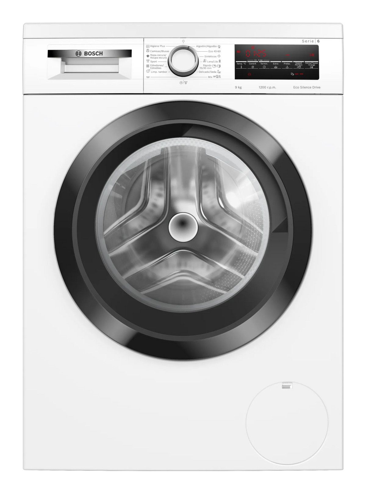 151296813_1 BOSCH Lavadora carga frontal - BOSCH Serie 6 WUU24T64ES, 9 kg, White - Imagen 1