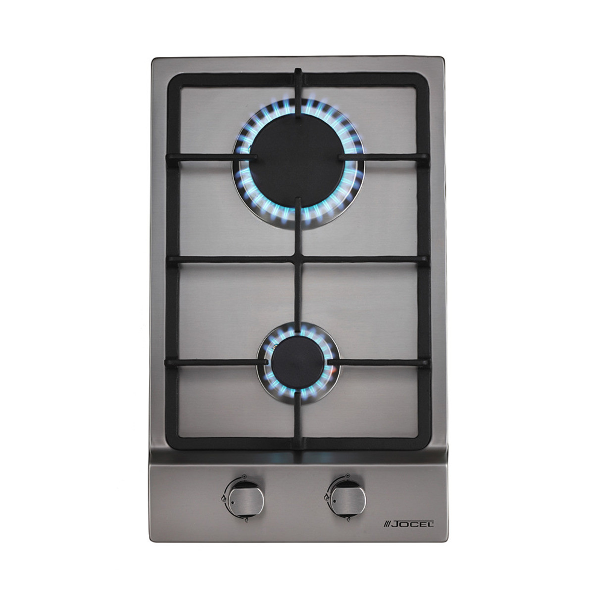 151669840_1 JOCEL Placa de gas - JOCEL JP2GI009074, 2 zonas, 31 cm, gris - Imagen 1