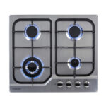 JOCEL Placa de gas - JOCEL JP3GI008923, 4 zonas, 59 cm, gris