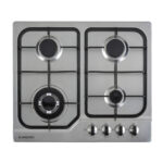 JOCEL Placa de gas - JOCEL JP3GI008923, 4 zonas, 59 cm, gris - Imagen 2