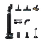 SAMSUNG Aspirador escoba - SAMSUNG VS90F40DEK, 400 W, Potencia de succión 400 AirWatt, Depósito 2,5 l, Autonomía 160 min, Negro