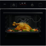 AEG Horno a vapor - AEG Serie 6000 V7PBR521SB, Integrable, Pirolítico, 72 l, 596 mm, Negro