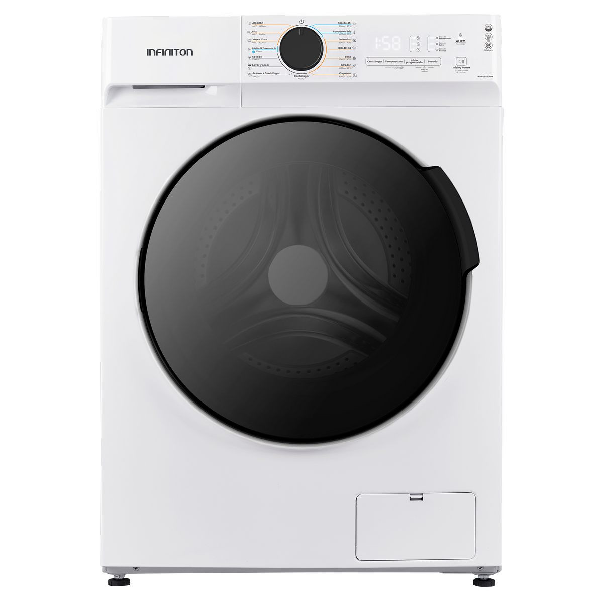 152414860_1 INFINITON Lavadora secadora - INFINITON WSD-A685B, 8 kg + 6 kg, Blanco - Imagen 1