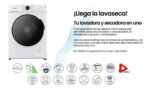 INFINITON Lavadora secadora - INFINITON WSD-A685B, 8 kg + 6 kg, Blanco - Imagen 2