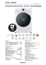 INFINITON Lavadora secadora - INFINITON WSD-A685B, 8 kg + 6 kg, Blanco - Imagen 8