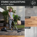 HOOVER Aspirador sin bolsa - HOOVER HP120PET 011, 700 W, Depósito 2 l, Gris - Imagen 7