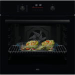 AEG Horno multifunción - AEG Serie 5000 GU5PB41WSK, Independiente, Pirolítico, 72 l, 596 mm, Negro