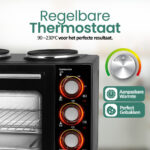 EMERIO Mini horno - EMERIO MO-125236.4, 32 l, Negro - Imagen 4