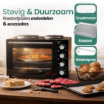 EMERIO Mini horno - EMERIO MO-125236.4, 32 l, Negro - Imagen 6