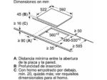 BOSCH Placa vitrocerámica - Bosch PKK631BB8E, 3 zonas, 60 cm, Negro - Imagen 2
