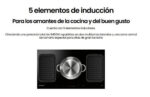 INFINITON Placa inducción - INFINITON IND-A55F, 5 zonas, 90 cm, Negro - Imagen 4