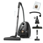 ROWENTA Aspirador con bolsa - Rowenta Green Force RO6189, 400 W, 4.5 L, Motor Effitech® bajo consumo, Filtrado HEPA, Radio 12 m, ECO, Especial Mascota