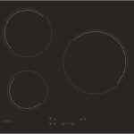 CANDY Placa vitrocerámica - Candy Timeless CH63CC/4U2, 3 Zonas, Zona grande 25 cm, Float glass, 60 cm, Negro