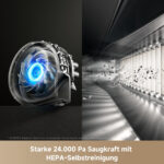 MOVA Robot aspirador - MOVA V50, 700 W, Potencia de succión 24 kPa, Depósito 0,3 l, Autonomía 1 min, Blanco - Imagen 7