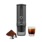 Outin Cafetera espresso - Outin Outin Nano, 20 bar, 10 W, 5 tazas, Gris